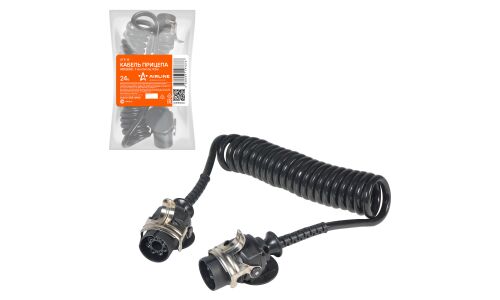 Кабель прицепа 24В ABS/EBS 7 контактов 4,5м AIRLINE, арт. ATE-18