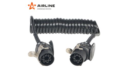 Кабель прицепа 24В ABS/EBS 7 контактов 4,5м AIRLINE, арт. ATE-18