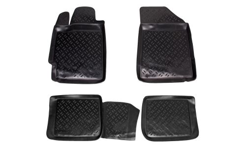 Коврики модельные Airline для Toyota Camry 2007-2011 (левый руль), для переднего и заднего ряда, полимер, черный цвет, 4 шт, арт. ACM-PS-82