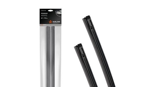 Резинки стеклоочистителя PRO 700х8мм (28 ) 2 шт. в пакете с навершием AIRLINE, арт. AWBRE70008K