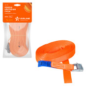 Стяжка для груза Airline, строп лента, с фиксатором, нагрузка до 200кг, длина 9м, арт. AS-T-25