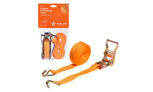 Ремень крепления груза с храповиком 12 м, 1 т AIRLINE, арт. AS-T-24