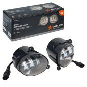 Фара светодиод, регулир.свет.граница, 45Вт Бел, 105х90х105мм, кмпл 2шт. PRO AIRLINE, арт. ALED082