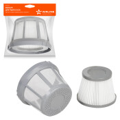 Фильтр для пылесоса Airline, HEPA, для модели VCA-03, тонкая и грубая очистка, комплект, арт. AVCF002 Фильтр для пылесоса Airline, HEPA, для модели VCA-03, тонкая и грубая очистка, комплект, арт. AVCF002