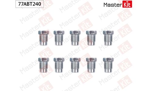 Штуцер тормозной трубки M12X1.25 L=19mm S=13 D=6.5mm Master KiT, арт. 77ABT240