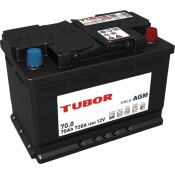 Аккумулятор Tubor LN3/L3(H6) L, 70Ач, 720А, необслуживаемый, технология AGM, арт. 4610082700079 Аккумулятор Tubor LN3/L3(H6) L, 70Ач, 720А, необслуживаемый, технология AGM, арт. 4610082700079