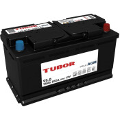 Аккумулятор Tubor LN5/L5(H8) L, 95Ач, 850А, необслуживаемый, технология AGM, арт. 4610082700116