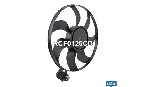 Вентилятор охлаждения без кожуха с резистором Krauf, арт. RCF0126CD
