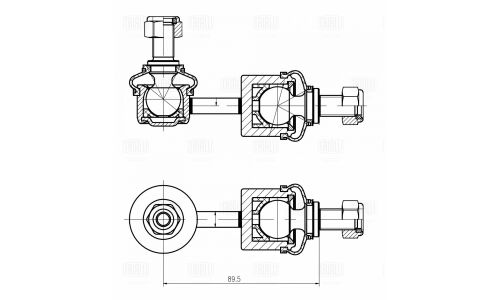 Стойка стабилизатора (линк) Trialli, задняя, для KIA Sportage / Ceed / Optima, арт. SP 0830