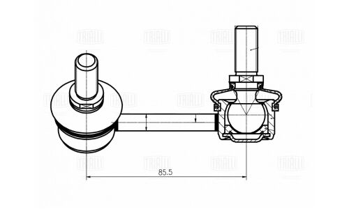 Стойка стабилизатора (линк) Trialli, передняя, левая, для KIA Sorento, арт. SP 0845