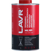 Промывка системы впрыска Lavr Injection System Flush ML101, для бензиновых двигателей, с раскоксовывающим действием, для промывочных станций, бутылка 1л, арт. Ln2000