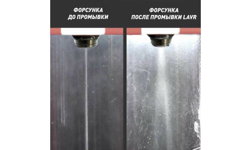 Промывка системы впрыска Lavr Injection System Flush ML101, для бензиновых двигателей, с раскоксовывающим действием, для промывочных станций, бутылка 1л, арт. Ln2000