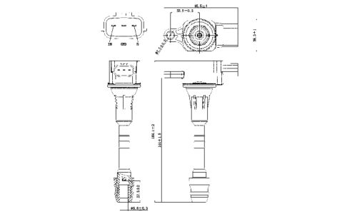 Катушка зажигания Febest, арт. 02640-003