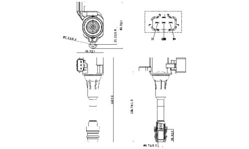 Катушка зажигания Febest, арт. 02640-006