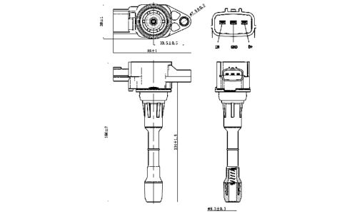 Катушка зажигания Febest, арт. 02640-008