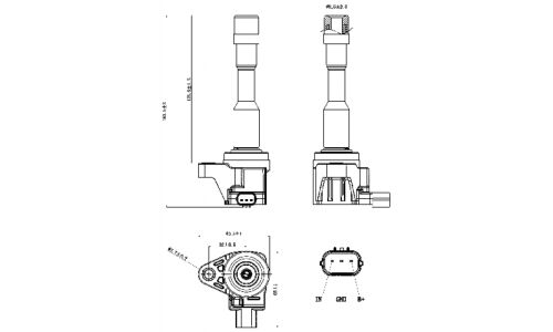 Катушка зажигания Febest, арт. 03640-001