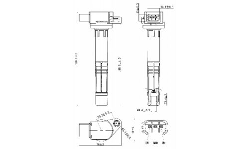 Катушка зажигания Febest, арт. 03640-002