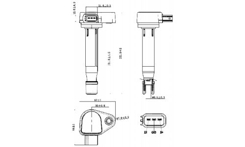 Катушка зажигания Febest, арт. 03640-004