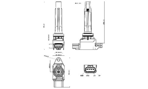 Катушка зажигания Febest, арт. 05640-002