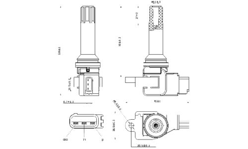 Катушка зажигания Febest, арт. 08640-002