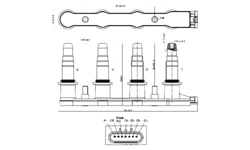 Катушка зажигания Febest, арт. 10640-001