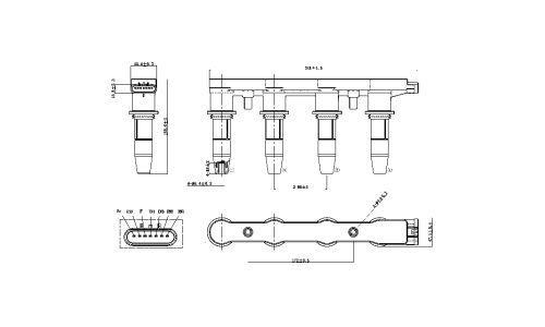 Катушка зажигания Febest, арт. 18640-002