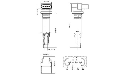 Катушка зажигания Febest, арт. 23640-002