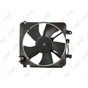 Вентилятор охлаждения радиатора LYNXauto, с кожухом, арт. RF-1787