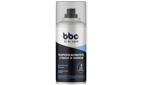 Размораживатель стёкол и замков BiBiCare Glass and Lock Defroster, аэрозоль 210мл, арт. 4044