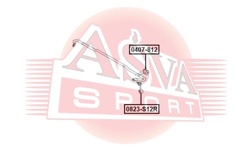 Втулка заднего стабилизатора Asva, арт. 0407-812