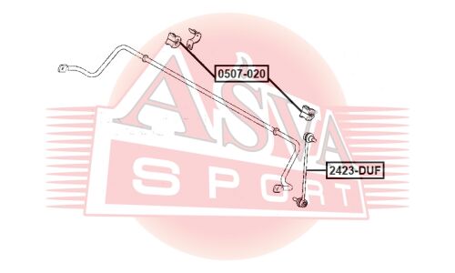 Втулка стабилизатора Asva, арт. 0507-020