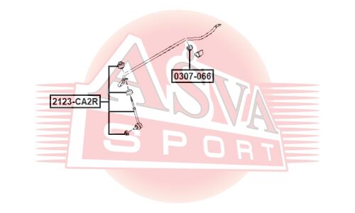 Втулка стабилизатора Asva, арт. 0307-066