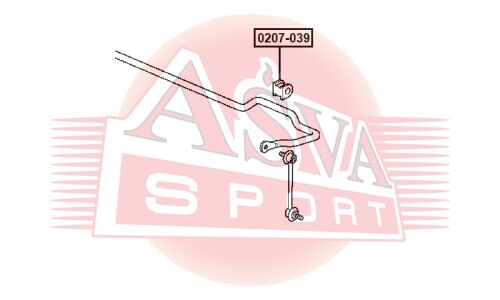 Втулка стабилизатора Asva, арт. 0207-039