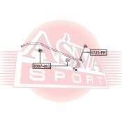 Втулка стабилизатора правая Asva, арт. 0307-063