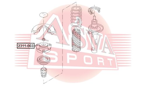 Опора амортизатора Asva, арт. 2311-003
