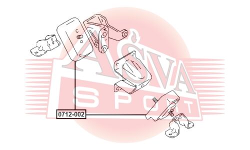Опора двигателя Asva, арт. 0712-002