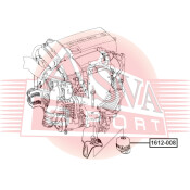 Опора двигателя Asva, арт. 1612-008