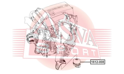 Опора двигателя Asva, арт. 1612-008
