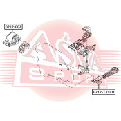 Опора двигателя Asva, арт. 0212-002