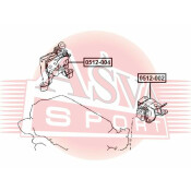 Опора двигателя rh 2,5 Asva, арт. 0512-004