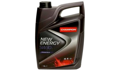 Масло моторное Champion New Energy 5w30, синтетическое, API SP, ACEA A3/B4, универсальное, 5л, арт. 1048903