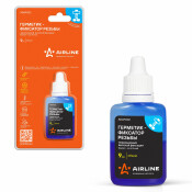 Фиксатор резьбы Airline Sealant-lock Thread, неразъемный, высокой степени фиксации, синий, флакон 9мл, арт. ADAF002