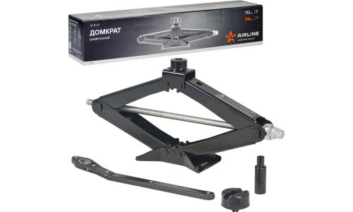 Домкрат винтовой ромбический Airline, 2000кг, подъем 113–514мм, арт. AJ-R-03