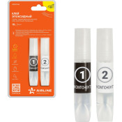 Клей эпоксидный Airline «Супер», двухкомпонентный, многоцелевой, прозрачный, флакон 10г, арт. ADGC016