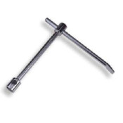 Ключ баллонный прямой Airline, 24/27мм, длина 400мм, с воротком-монтажкой, арт. ATAB012