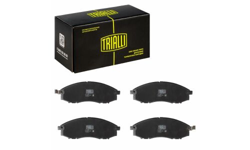 Колодки тормозные дисковые Trialli, передние, комплект на ось (4 шт), арт. PF 1405