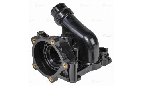 Корпус термостата Luzar, для Volkswagen Passat B6, Skoda Octavia A5, с датчиком, арт. LT 1827