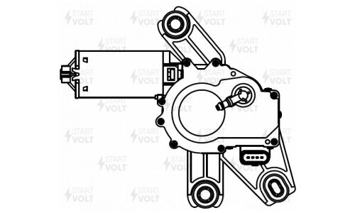 Моторедуктор стеклооч STARTVOLT, арт. VWB 1814