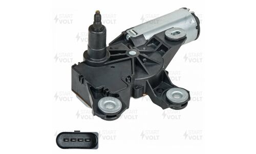 Мотор-редуктор стеклоочистителя Startvolt, задний, для Volkswagen Touareg, арт. VWB 1809