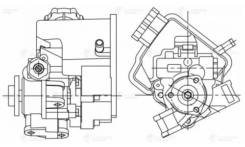 Насос гидроусилителя руля Luzar, для Mercedes-Benz W906 / W639, арт. LPS 1506